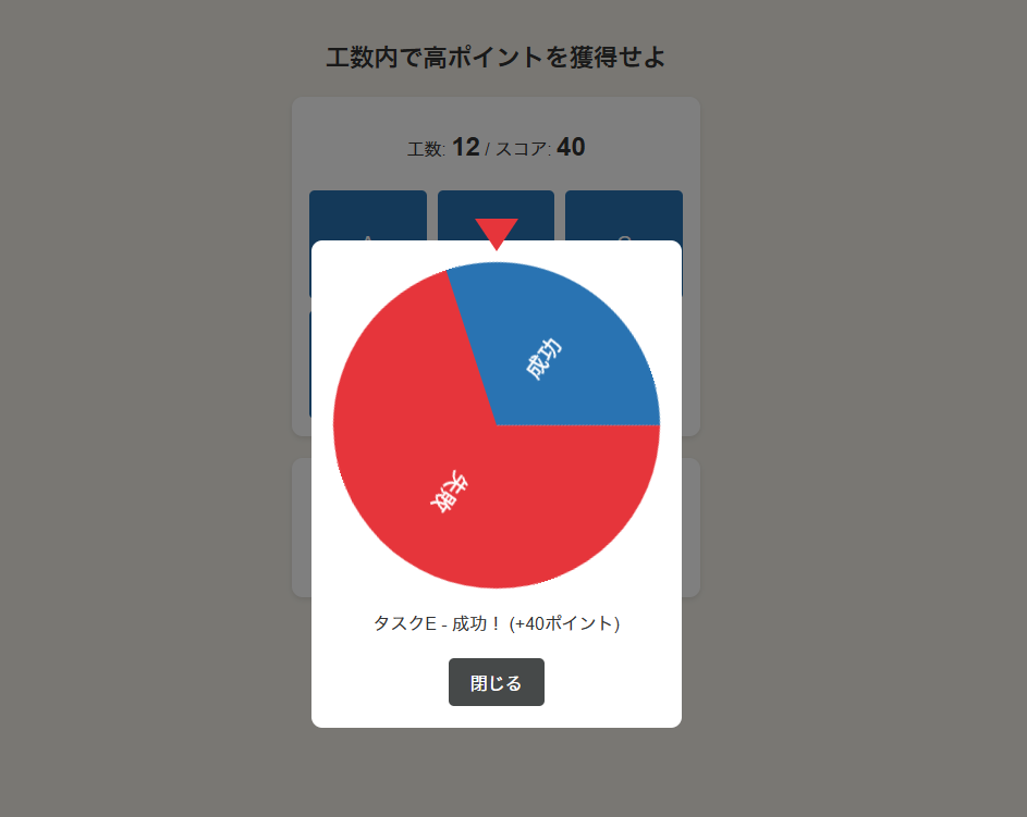 ワークのルーレット